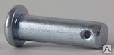 Штифт D 10*25*20,5 мм цилиндрический с отверстием под шплинт, цинк мм DIN 1444 B Германия
