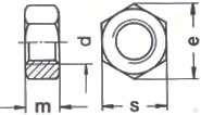 Гайка М30 шестигранная с увеличенным размером под ключ, кл.пр.10 DIN 6915 Германия 
