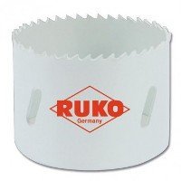 40мм биметаллическое корончатое сверло с мелкими зубьями HSS-Co, RUKO