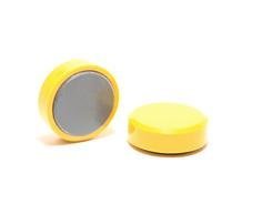 D30*H10мм магнит для досок (круг плоский - желтый