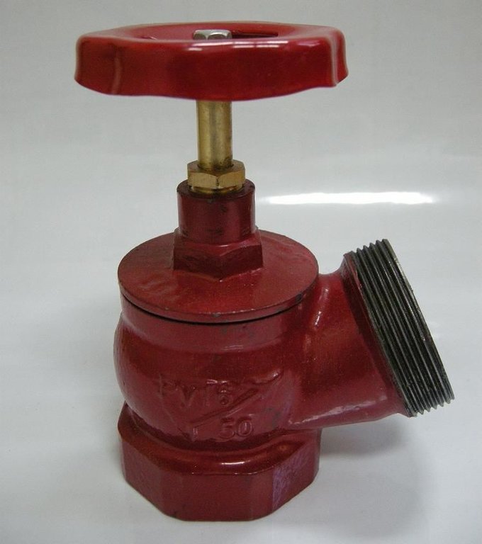 Клапан пожарный чугунный КПЧ-50-1 угловой