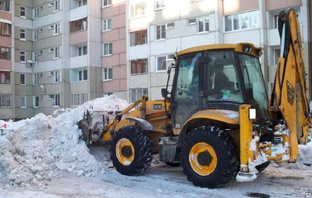трактор для уборки снега JCB #1