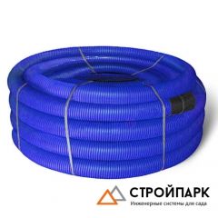 Труба защитная гофрированная двустенная ПНД/ПВД d160мм синяя