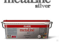 Metaline Silver - акриловая краска с ультрамодным эффектом металлик.
