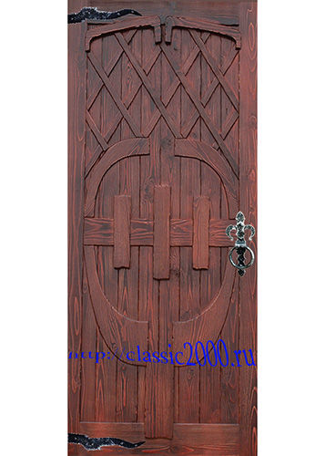 Дверь деревянная входная "Купец" 2000 х 900 х 40