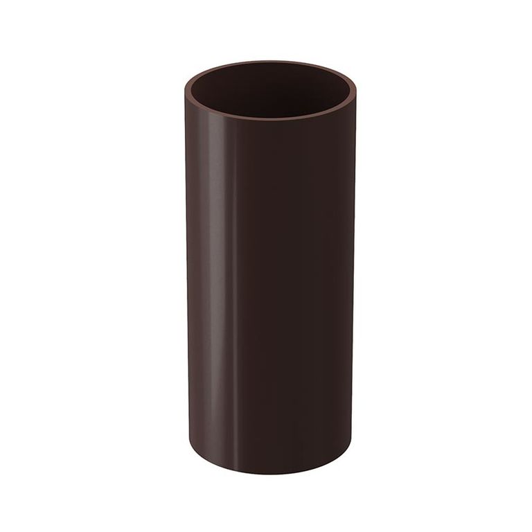 Труба водосточная длина 3м диаметр 100 мм LUX Дёке (шоколад) 3000 мм