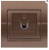 Розетка Deriy компьютерная светло-коричневая металлик, 702-3131-139 #2