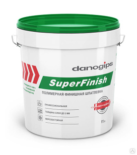 Полимерная финишная шпатлевка Danogips SuperFinish (SHEETROCK) 11л/18,1кг 