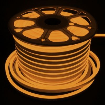 Неон круглый 50 м d=14,5 мм тепло-белый