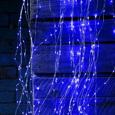 Гирлянда "Занавес (дождь)" роса 320 LED, 2х2 м, разноцветная фото 5
