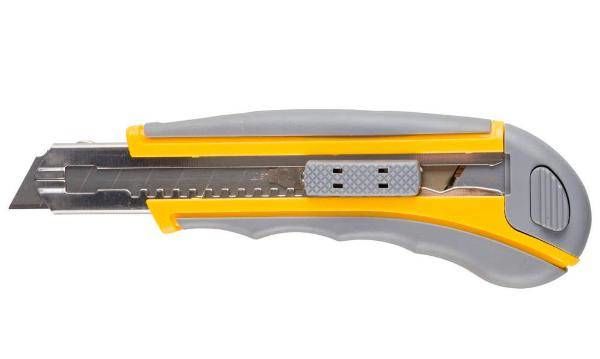 Нож 18 мм с выдвижным лезвием STAYER MASTER