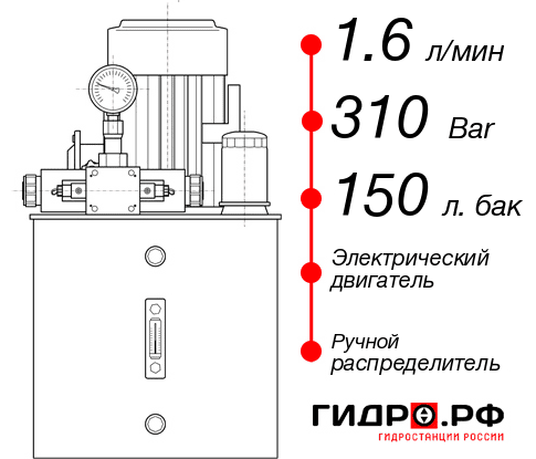 Гидростанция НЭР-1,6И3115Т