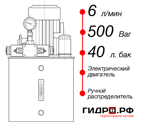 Гидравлическая станция НЭР-6И504Т