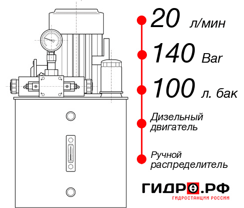 Маслостанция НДР-20И1410Т
