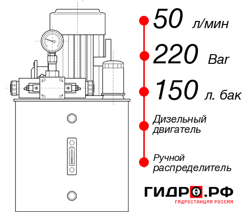 Гидравлическая станция НДР-50И2215Т