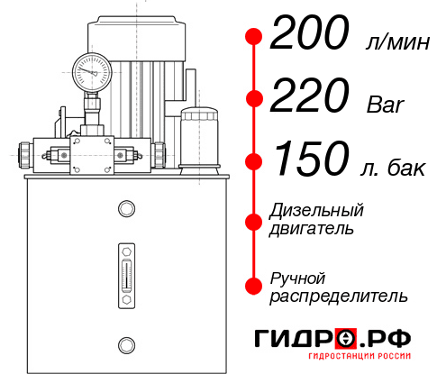 Маслостанция НДР-200И2215Т