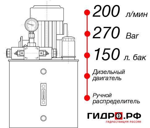 Гидростанция НДР-200И2715Т