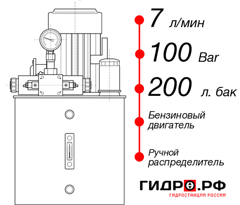Гидравлическая станция НБР-7И1020Т
