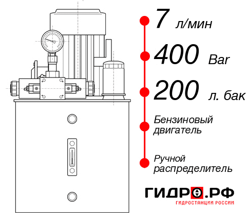 Гидравлическая станция НБР-7И4020Т