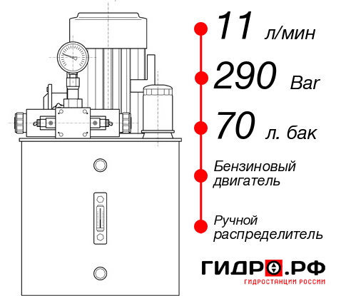 Гидравлическая станция НБР-11И297Т