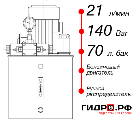 Гидравлическая станция НБР-21И147Т