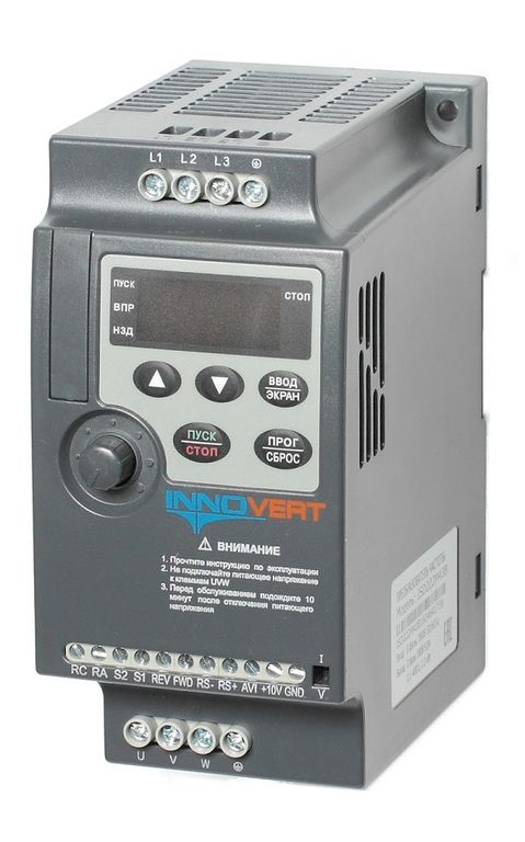 Частотный преобразователь INNOVERT ISD251M43B 0,25 кВт 1,2 А