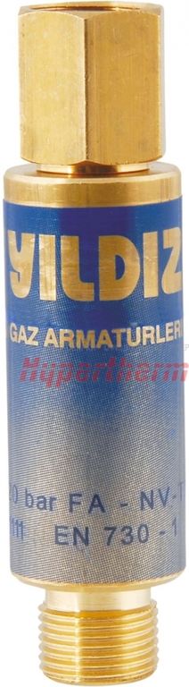 Огнепреградительный клапан на регулятор, кислород Yildiz 1030 Hypertherm