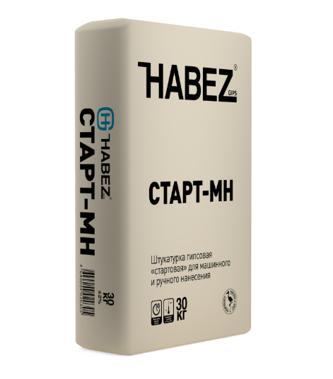 Штукатурка гипсовая HABEZ-СТАРТ МН стартовая 30 кг