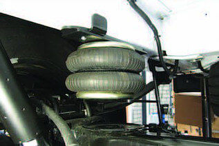 Вспомогательная пневмоподвеска задней оси EuroAir для Ford Transit V363 передний привод фургон (базовый комплект)