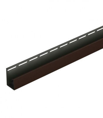 Профиль фасадный Docke J-профиль 30 мм Шоколад