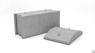 Блок фундаментный бетонный Н=500 БФ1.132 шифр 1484 вып.1 
