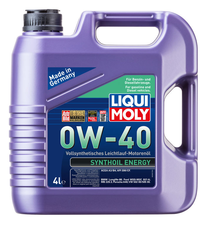 Масло моторное LIQUI MOLY Synthoil Energy 0W-40 4 л 7536