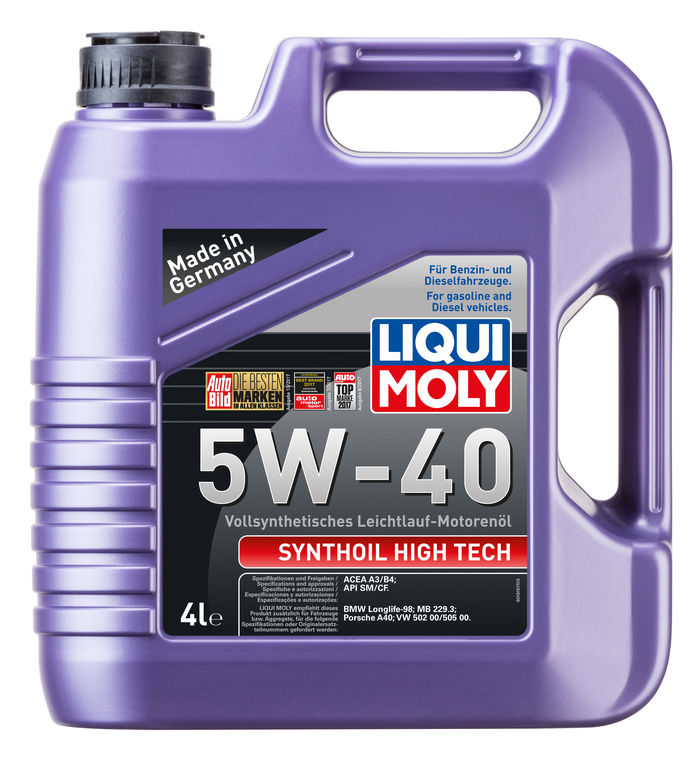 Масло моторное LIQUI MOLY Synthoil High Tech 5W-40 4 l 1915