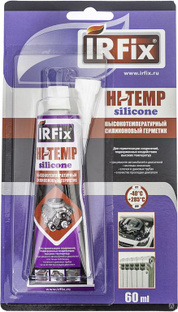 Герметик силиконовый термостойкий IRFIX HI-TEMP красный 60мл 