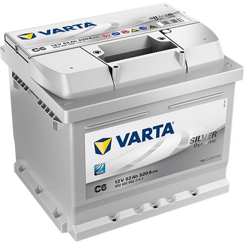 Аккумулятор автомобильный VARTA Silver Dynamic C6 52 Ач