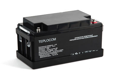 AGM аккумулятор Teplocom АКБ 65Ач