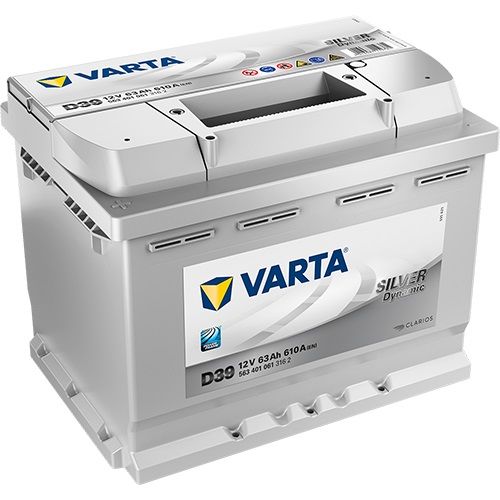 Аккумулятор автомобильный VARTA Silver Dynamic D39 63 Ач