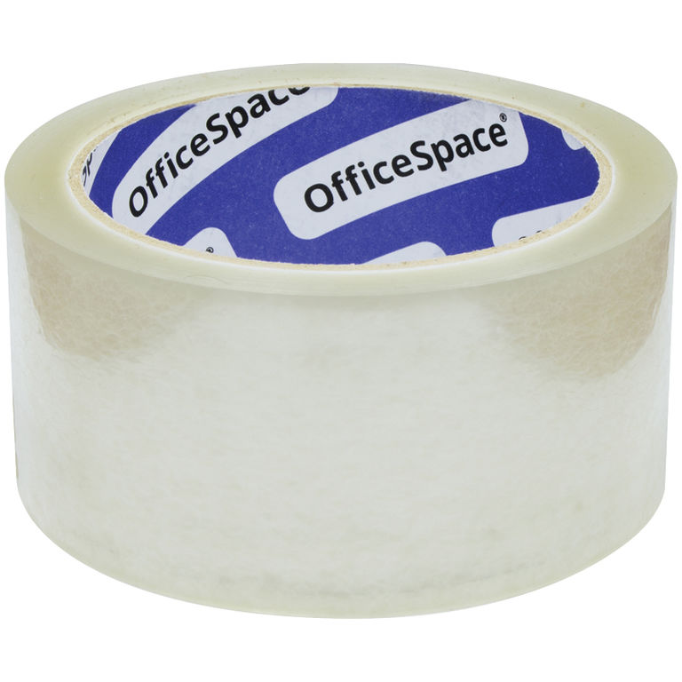 Клейкая лента упаковочная OfficeSpace, 48мм*66м, 40мкм, арт. р 254424