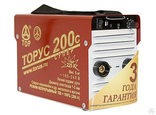 Аппарат инверторный Торус-200 Супер (220В, 20-220А) б/к #1