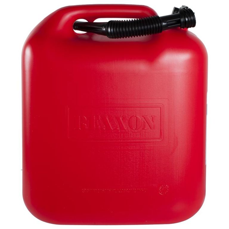 Канистра для бензина REXXON СТАНДАРТ пластик, красная 20 л