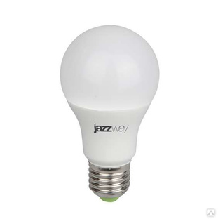 Лампа светодиодная PPG A60 Agro 9 Вт A60 грушевидная матовая E27 IP20 для растений красн./син. спектр frost JazzWay 