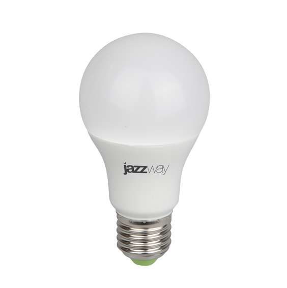 Лампа светодиодная PPG A60 Agro 9 Вт A60 грушевидная матовая E27 IP20 для растений красн./син. спектр frost JazzWay