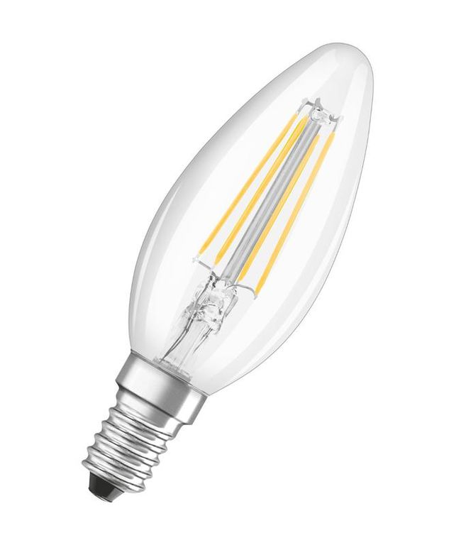 Лампа светодиодная филаментная LED STAR CLASSIC B 60 5W/840 5Вт свеча 4000К нейтр. бел. E14 660лм 220-240В прозр. стекл.