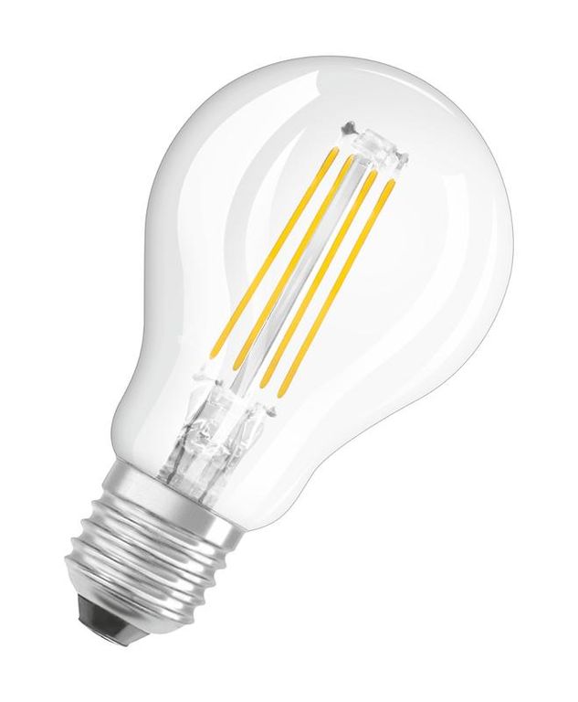 Лампа светодиодная филаментная LED STAR CLASSIC P 60 5W/827 5Вт шар 2700К тепл. бел. E27 600лм 220-240В прозр. стекл. OS