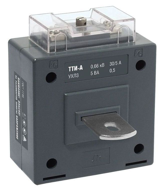 Трансформатор тока ТТИ-А 150/5 А класс точности 0.5S 5В.А IEK ITT10-3-05-0150