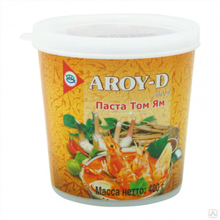 ТОМ ЯМ (TOM YUM) кисло-сладкая паста AROY-D 1 кг, 12 шт, 2года 