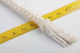 Фал силовой плетеный полимерный белый 14мм*50м 