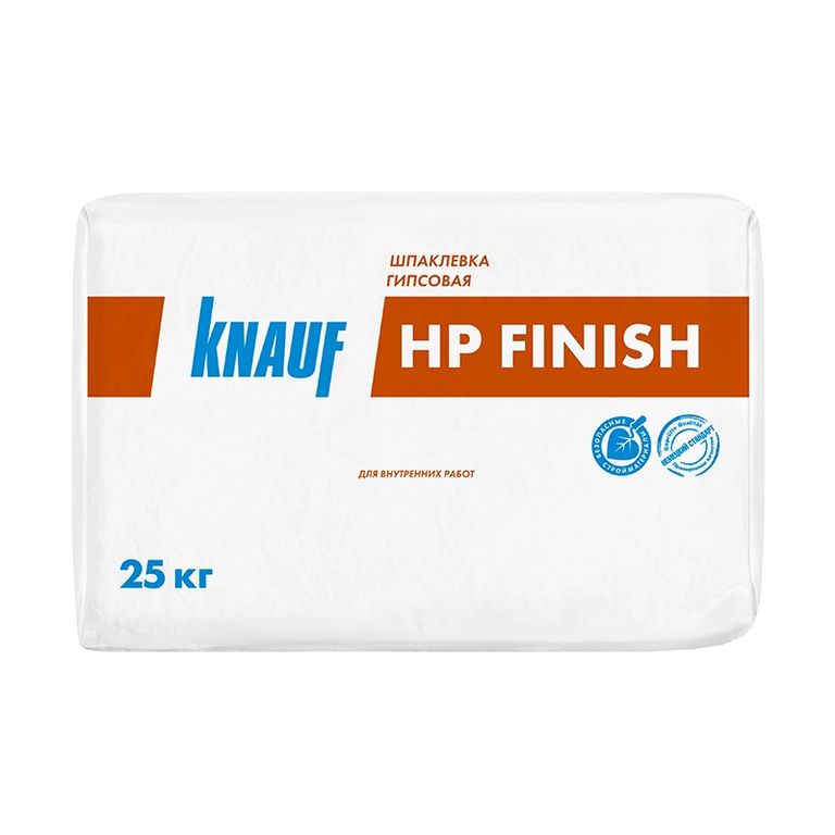 Кнауф Шпаклевка гипсовая HP-Finish 25кг Финишная Knauf Кнауф Шпаклевка гипсовая HP-Finish (25кг) Финишная