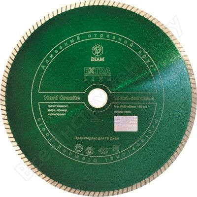 Алмазный диск Diam Turbo Hard Granit 1A1R 250x1,6x7x25,4 (гранит)