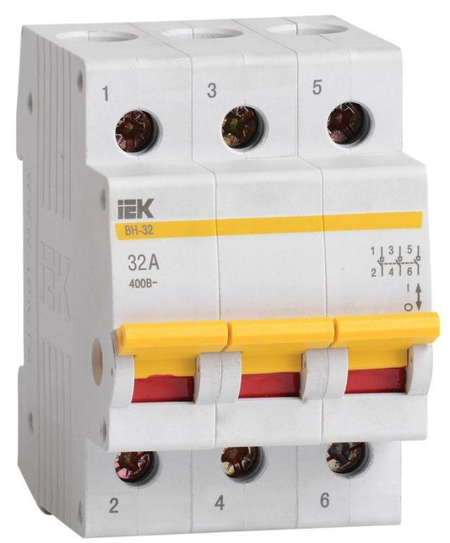 Выключатель нагрузки ВН-32 32 А/3П IEK MNV10-3-032